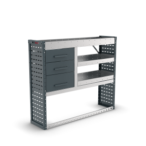 Top Tray Module - 1500h x 1250w - 3 Drawer/ 2 Shelf Unit - (Optional Depths)